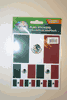 MEXICO COUNTRY FLAG COLLECTION OF 7 DIFFERENT SIZE STICKERS .. NEW