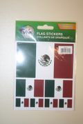 MEXICO COUNTRY FLAG COLLECTION OF 7 DIFFERENT SIZE STICKERS .. NEW