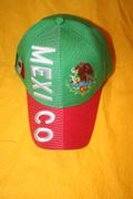 MEXICO COUNTRY FLAG HAT CAP .. FIFA WORLD CUP SOCCER FOOTBALL ..NEW