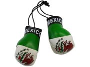 MEXICO COUNTRY FLAG MINI BOXING GLOVES ..HIGH QUALITY .. NEW