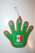 MEXICO COUNTRY FLAG WINDOW DISPLAY HAND WITH SUCTION CUP ... NEW