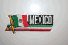 MEXICO COUNTRY FLAG WORD IRON ON PATCH CREST BADGE .. NEW