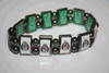 MEXICO FIFA WORLD CUP SOCCER FOOTBALL LOGO METAL SPORTS BRACELET WRISTBAND .. NEW