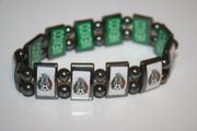 MEXICO FIFA WORLD CUP SOCCER FOOTBALL LOGO METAL SPORTS BRACELET WRISTBAND .. NEW