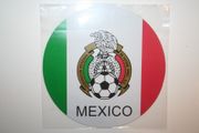 MEXICO FIFA WORLD CUP SOCCER FOOTBALL LOGO ROUND CAR MAGNET .. NEW