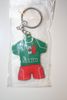 MEXICO GREEN AND RED SOCCER JERSEY KEYCHAIN ... FIFA WORLD CUP FOOTBALL....NEW
