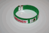 MEXICO GREEN FIFA WORLD CUP SOCCER FOOTBALL LOGO FLEXIBLE C BRACELET WRISTBAND .. NEW