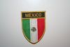 MEXICO OVAL COUNTRY FLAG IRON ON SHIELD PATCH CREST BADGE .. NEW