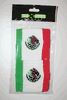 MEXICO SET OF 2 COUNTRY FLAG WRISTBANDS SWEATBANDS .. NEW