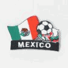 MEXICO SOCCER BALL FOOTBALL IRON ON EMBROIDERED PATCH CREST BADGE .. NEW