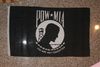 MIA POW BLACK " YOU ARE NEVER FORGOTTEN" 3' X 5' LARGE FLAG .. NEW IN PACKAGE