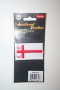 MIC MAC NATIVE AMERICAN FLAG SMALL EMBROIDERED IRON-ON PATCH CREST BADGE .. NEW