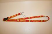 MICHAEL SCHUMACHER FERRARI LOGO WORLD CHAMPION / WELTMEISTER  LANYARD KEYCHAIN PASSHOLDER...NEW