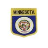 MINNESOTA USA SHIELD FLAG IRON ON PATCH CREST BADGE 3 X 3 1/2 INCHES ... NEW