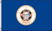MINNESOTA USA STATE 3' X 5' FEET NATIONAL FLAG ... LARGE BANNER TAPESTRY.
