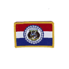 MISSOURI USA STATE FLAG IRON ON PATCH CREST BADGE 2 1/8 X 3 1/4 INCHES ... NEW