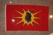 MOHAWK OKA NATIVE INDIAN 3' X 5' FEET LARGE FLAG .. NEW