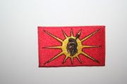 MOHAWK OKA NATIVE INDIAN FLAG SMALL IRON ON EMBROIDERED PATCH CREST BADGE ... NEW