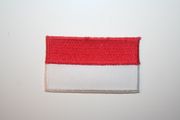 MONACO SMALL COUNTRY FLAG IRON ON EMBROIDERED PATCH CREST BADGE ... NEW