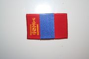 MONGOLIA COUNTRY FLAG SMALL  IRON ON PATCH CREST BADGE ...NEW