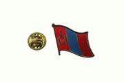 MONGOLIA COUNTRY FLAG SMALL METAL LAPEL PIN BADGE .. NEW