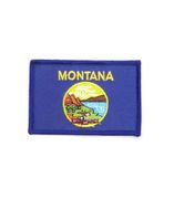 MONTANA USA STATE FLAG IRON ON PATCH CREST BADGE 2 1/8 X 3 1/4 INCHES ... NEW