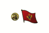MONTENEGRO COUNTRY FLAG SMALL METAL LAPEL PIN BADGE .. NEW MONTENEGRO COUNTRY FLAG SMALL METAL LAPEL PIN BADGE .. NEW