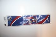 MONTREAL ALOUETTES CFL LONG DECAL BUMPER STICKER  EMBLEM .. NEW