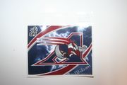 MONTREAL ALOUETTES CFL SQUARE BUMPER STICKER DECAL EMBLEM .. NEW