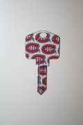 MONTREAL CANADIEN NHL HOCKEY WEISER WR5 UNCUT HOUSE KEY BLANK .. NEW