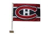 MONTREAL CANADIENS LOGO CAR AUTOMOBILE FLAG .. NEW