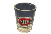 MONTREAL CANADIENS NHL HOCKEY LOGO 1.5 OZ SHOTGLASS