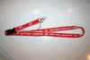 MONTREAL CANADIENS NHL HOCKEY RED & WHITE LANYARD KEYCHAIN PASSHOLDER ... NEW