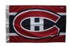 MONTREAL CANADIENS NHL LOGO 12" X 18" INCHES HIGH QUALITY FLAG WITH SLEEVE WITHOUT STICK .. NEW