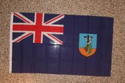 MONTSERRAT 3' X 5' NATIONAL COUNTRY FLAG BANNER TAPESTRY .. NEW