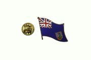 MONTSERRAT COUNTRY FLAG SMALL METAL LAPEL PIN  BADGE .. NEW