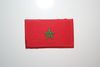 MOROCCO COUNTRY FLAG SMALL IRON ON PATCH CREST BADGE . NEW