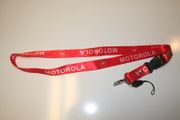MOTOROLA RED HIGH GLOSS LANYARDS KEYCHAINS PASSHOLDERS TICKET HOLDERS ... NEW