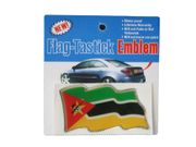 MOZAMBIQUE COUNTRY FLAG WAVY BUMPER DECAL STICKER EMBLEM ...
