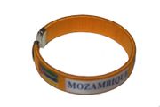 MOZAMBIQUE YELLOW COUNTRY FLAG C' BRACELET WRISTBAND