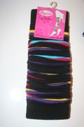 MULTI COLOR STRIPED LEG WARMERS LEGGINGS ... 90-175 LBS .. NEW IN PACKAGE