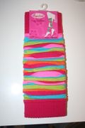 MULTI COLOR STRIPED LEG WARMERS LEGGINGS ... 90-175 LBS .. NEW IN PACKAGE