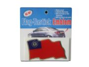 MYANMAR COUNTRY FLAG WAVY BUMPER DECAL STICKER EMBLEM ...