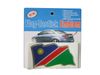 NAMIBIA COUNTRY FLAG WAVY BUMPER DECAL STICKER EMBLEM ...