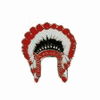 NATIVE AMERICAN CANADA HEADRESS SMALL METAL LAPEL PIN BADGE .. NEW