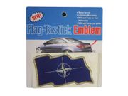 NATO COUNTRY FLAG WAVY BUMPER DECAL STICKER EMBLEM ...