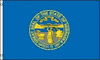 NEBRASKA USA STATE 3' X 5' FEET NATIONAL FLAG ... LARGE BANNER TAPESTRY.