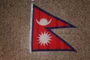 NEPAL NATIONAL COUNTRY FLAG BANNER TAPESTRY .. NEW