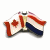 NETHERLANDS / CANADA COUNTRY FLAG SMALL METAL FRIENDSHIP LAPEL PIN BADGE ... NEW NETHERLANDS / CANADA COUNTRY FLAG SMALL METAL FRIENDSHIP LAPEL PIN BADGE ... NEW