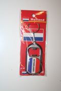 NETHERLANDS COUNTRY FLAG BOTTLE OPENER KEYCHAIN WITH LIGHT ... FIFA WORLD CUP SOCCER FOOTBALL .. NEW